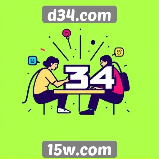 Análise da interação social no d34.com